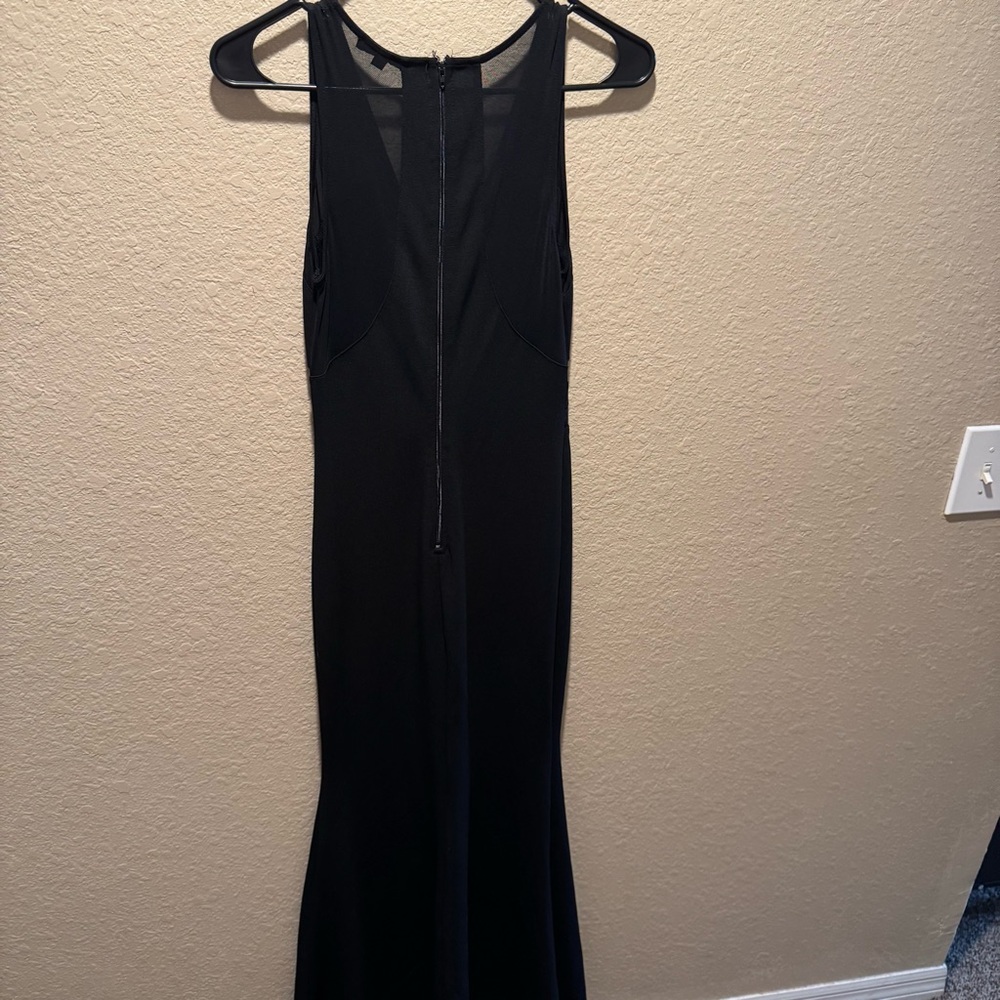 Fashion Nova Black V-Neck Mesh Dress - Picture 8 of 9
